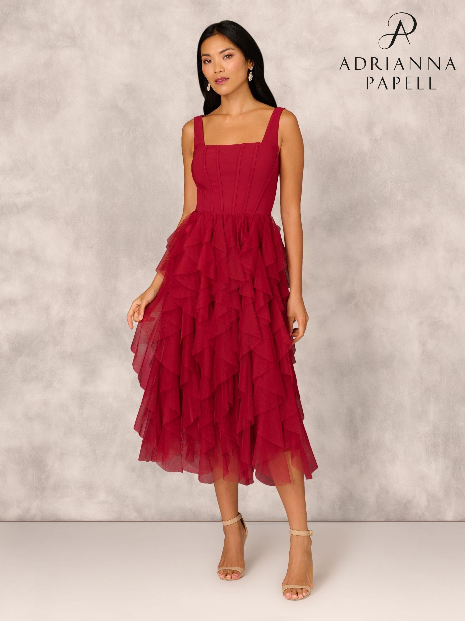 Adrianna papell midi dress cheap