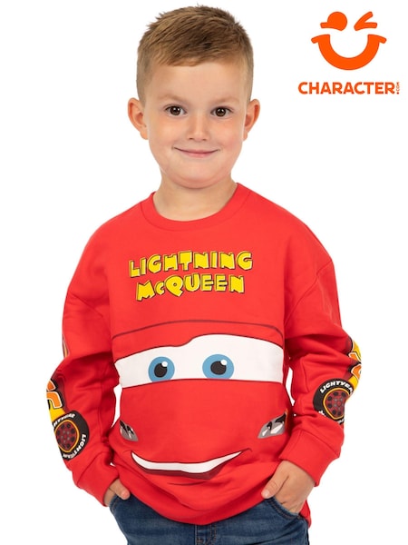 Character Disney Cars Lightning McQueen 100% Cotton Sweatshirt (AU7458) | ‏84 ر.ق.