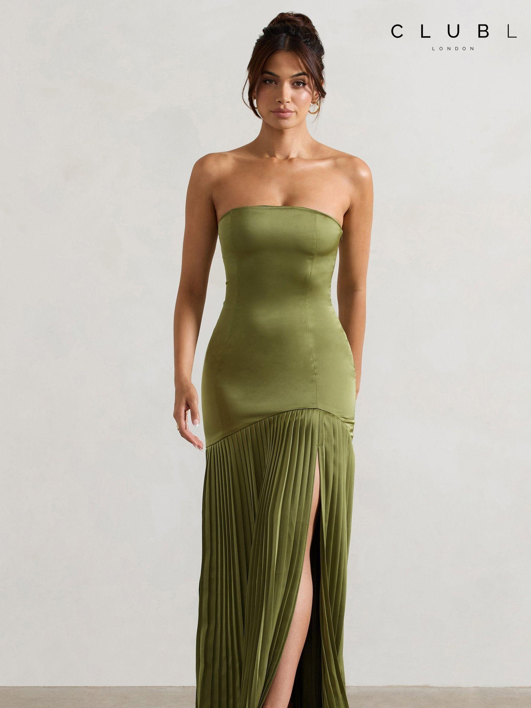 Strapless long dress cheap