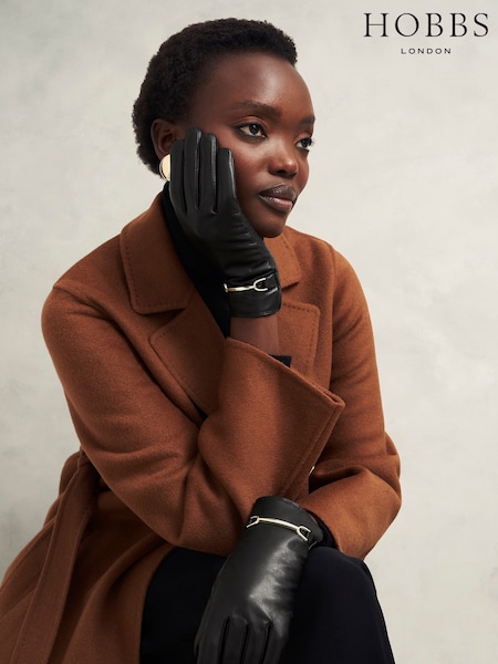 Hobbs Black Tara Gloves (AU7648) | €101