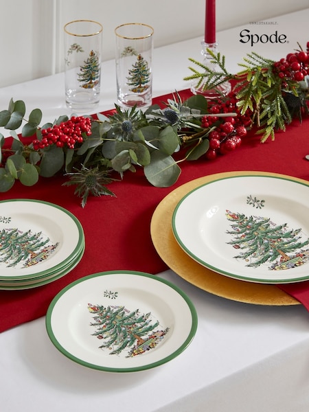 Spode 12 Piece Green Christmas Tree Dinner Set (AU7804) | €171