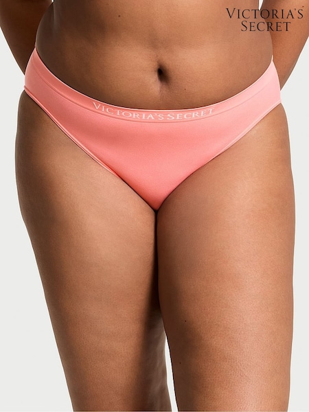 Victoria's Secret Coral Ribbon Orange Bikini Knickers (AU7844) | €10.50