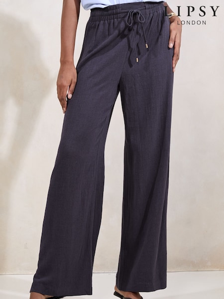 Lipsy Navy Wide Leg Trousers (AU7896) | €43.50