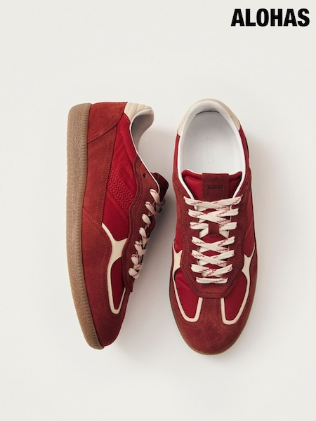 Alohas Rife Sheen Red Tb.490 Rife Shimmer Leather Sneakers (AU7903) | €191