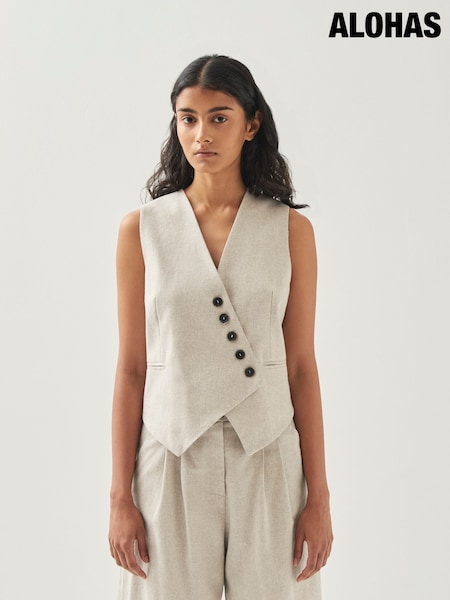 Alohas Cream Atti Waist Coat (AU7907) | €154