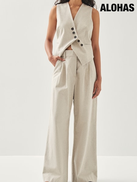 Alohas Cream Meran Trousers (AU7908) | €179