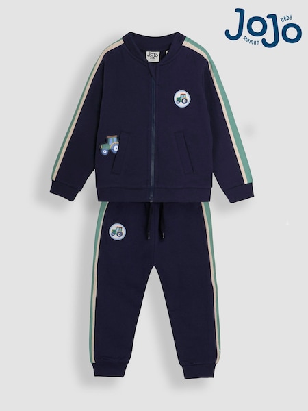 Laivaston traktori - Jojo Maman Bébé 2 Piece Zip-up 100% Cotton Tracksuit (AU7970) | €49 - €58