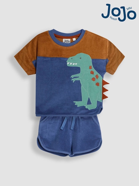 JoJo Maman Bébé 2-Piece T-Rex Appliqué T-Shirt & Short Set (AU8000) | 43 € - 48 €