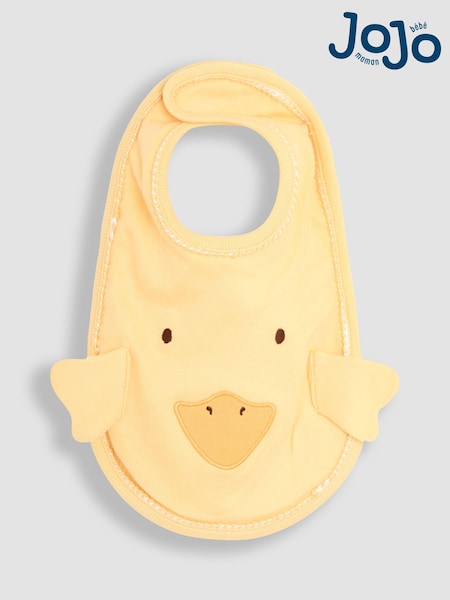 JoJo Maman Bébé Yellow Baby Character Bib (AU8064) | R$ 70