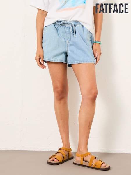 FatFace Dee Blue Denim Shorts (AU8132) | €46