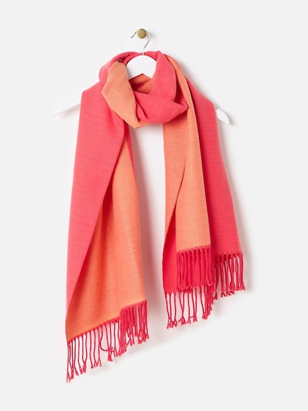 Oliver Bonas Orange Colour Block Blanket Scarf (AU8233) | €31