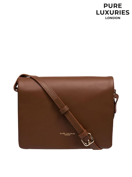 Pure Luxuries London Tammy Leather Cross Body Bag (AU8522) | $103