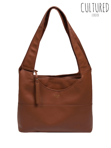 Cultured London Ariel Leather Shoulder Bag (AU8526) | ₪297