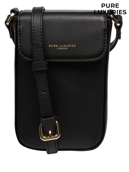 Pure Luxuries London Alexis Leather Cross Body Phone Bag (AU8533) | €50
