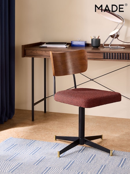 MADE.COM Rust Red Amalyn Office Chair (AU8608) | €304