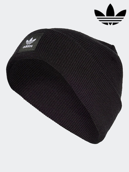 adidas originals Black Cuff Knit Hat (AU8623) | €28
