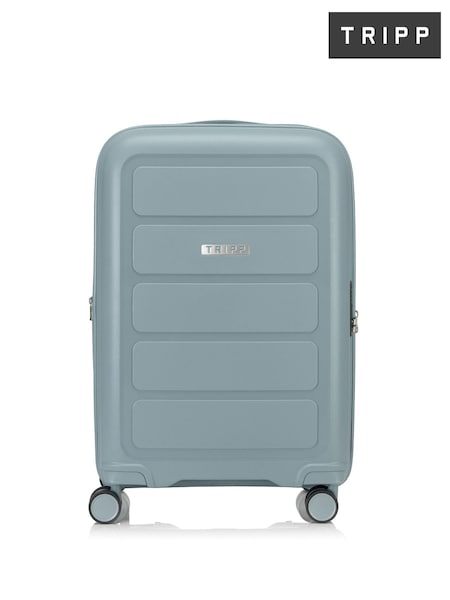 כחול  - Tripp Medium Travel 4 Wheel Suitcase (AU8697) | ‏327‏₪