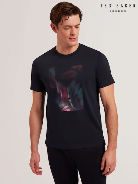 Ted Baker Fether Short Sleeve Box Printed T-Shirt (AU8708) | €60