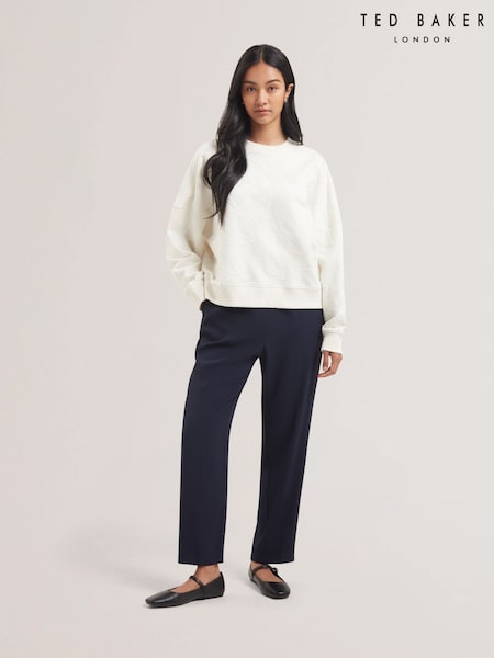 Kermanvaalea - Ted Baker Jjosiee Kukallinen Brodeerattu Pitkä hiha Collegepaita (AU8720) | €187