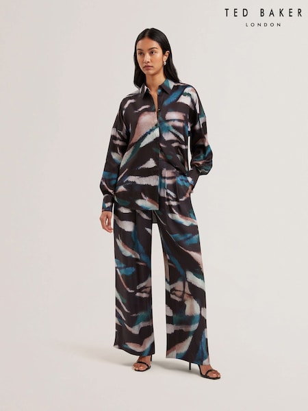 Ted Baker Tropiza Printed Oversized Boyfriend Shirt (AU8742) | 198 €