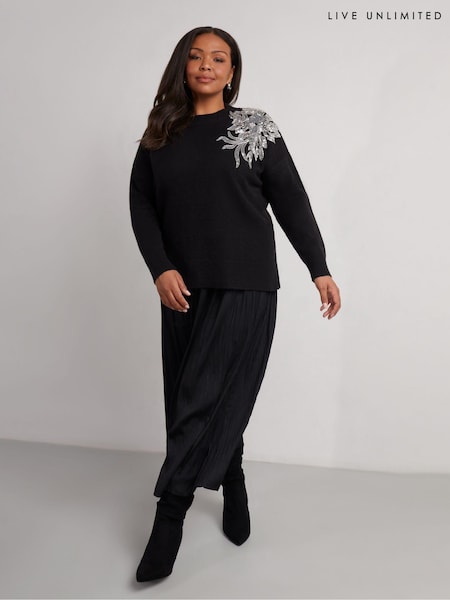 Live Unlimited Curve Embellished Jumper (AU8928) | €59
