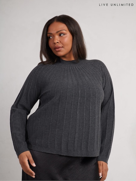 Live Unlimited Rib Knitted Jumper (AU8956) | 288 LEI