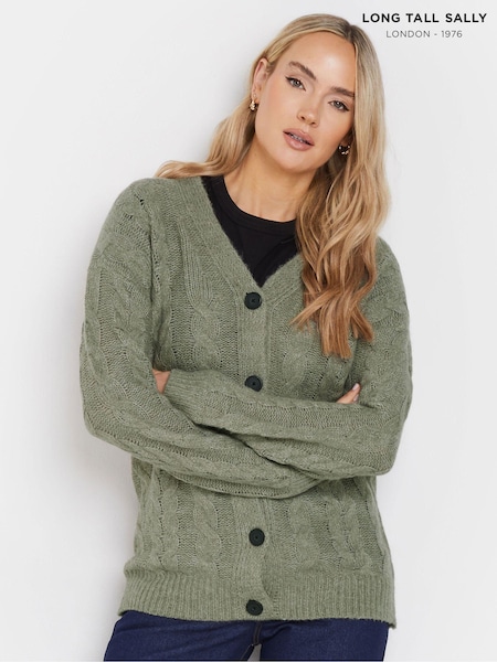 Long Tall Sally V-Neck Cable Cardigan (AU9028) | € 51