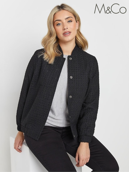 M&Co Boucle Bomber Jacket (AU9064) | €79
