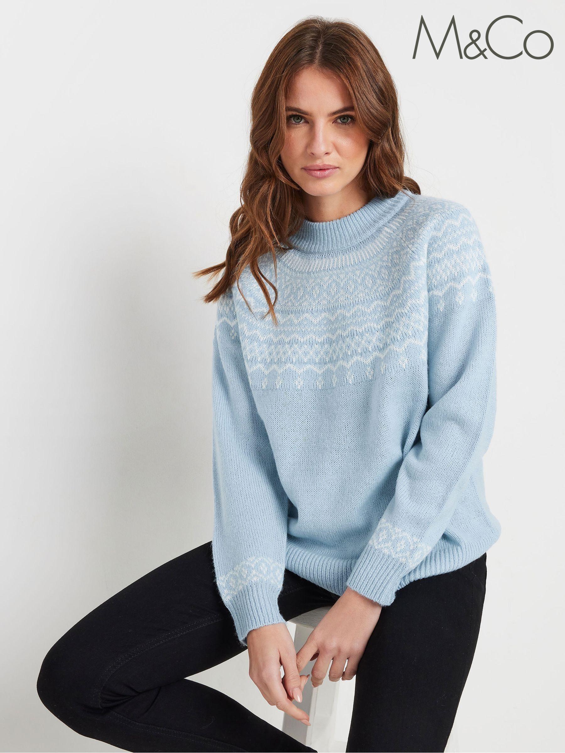 Men's Signature Organic Cotton Rollneck Sweater, Fair Isle