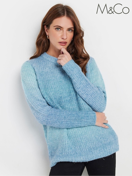 M&Co Blue Cable Jumper (AU9098) | €42