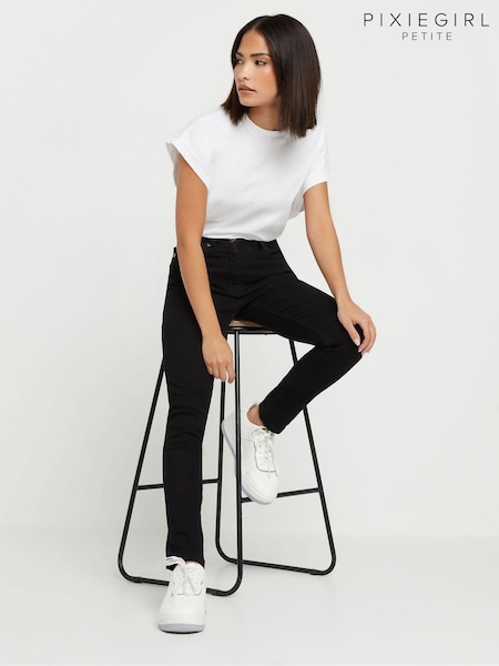 PixieGirl Petite Black blk rinse ava skinny jean (AU9188) | €50