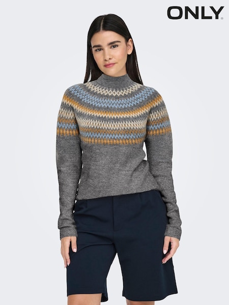 ONLY FairIsle Pattern Knitted Christmas Jumper (AU9215) | 37 €
