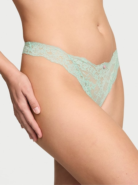 Victoria's Secret Silent Green Thong Lace Knickers (AU9520) | €15.50