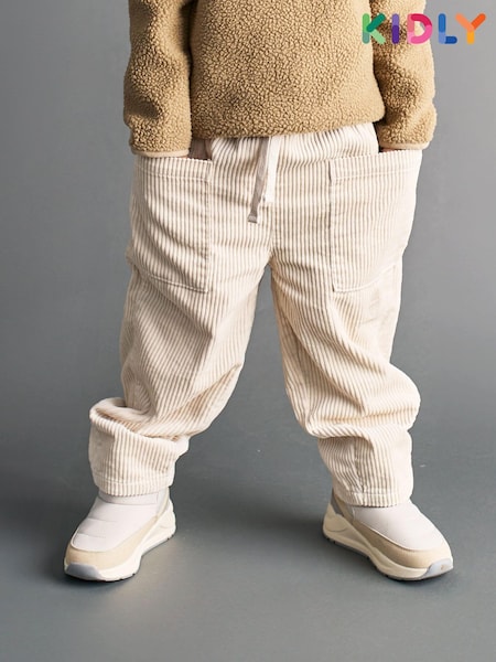 KIDLY 100% Cotton Corduroy Trousers (AU9636) | AED105