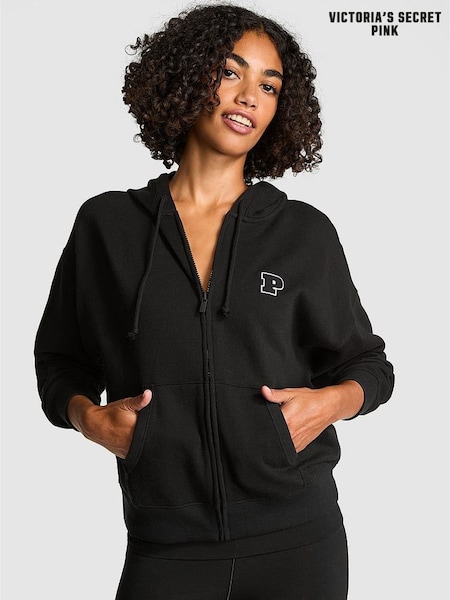 Victoria's Secret PINK Black and White Zip Up Hoodie (AU9775) | €63