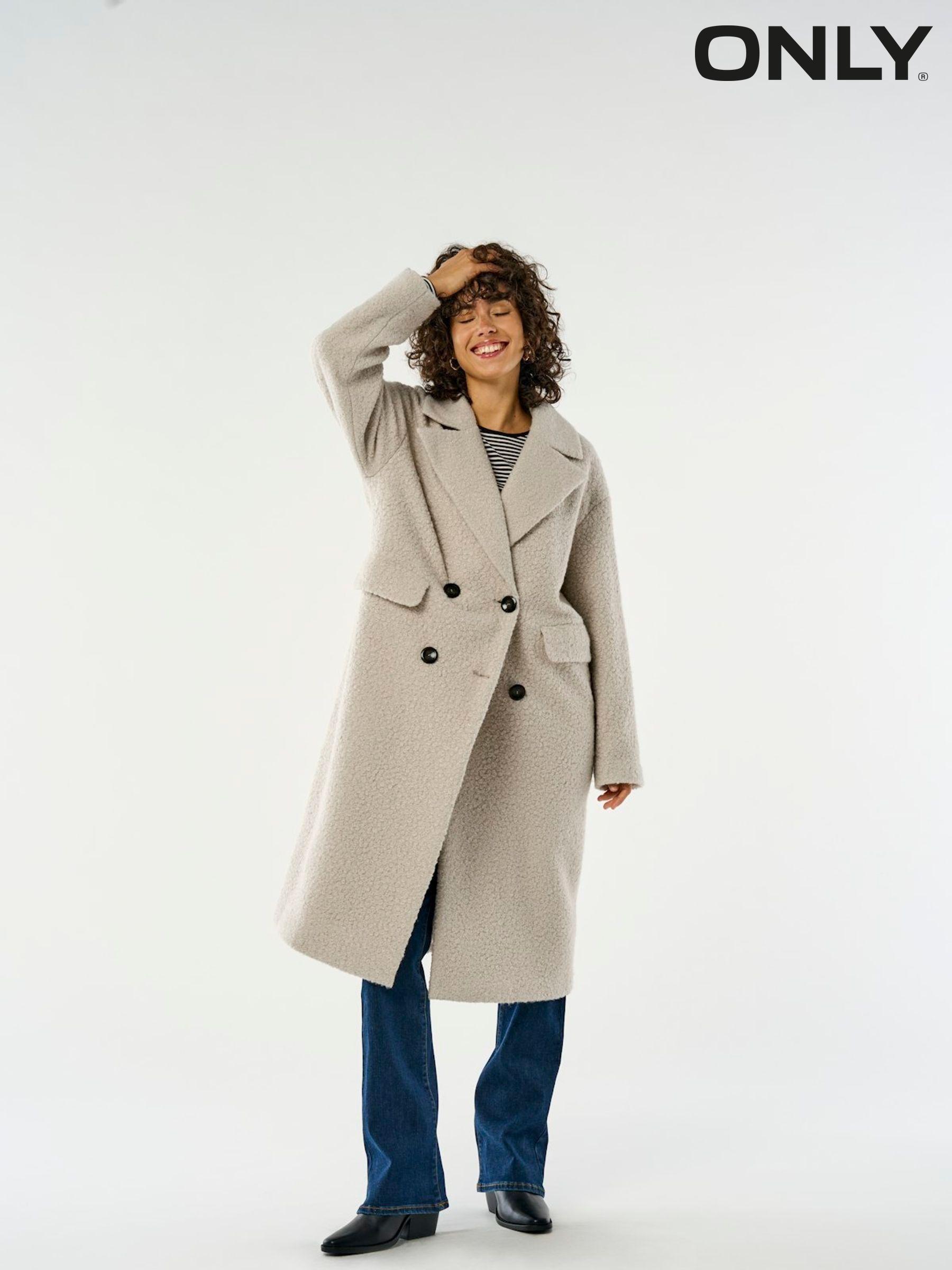 Women s Cream Trench Long Coatsandjackets Next Poland