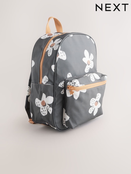 Schwarz mit floralem Print - Backpack (AU9961) | CHF 27