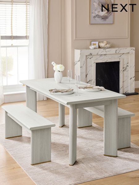 Light Natural Evie 4 Seater Dining Bench Set (AU9982) | €875