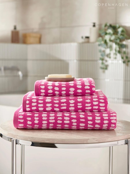 Copenhagen Home Pink Cotton Arri Towel (AV0019) | $51 - $69