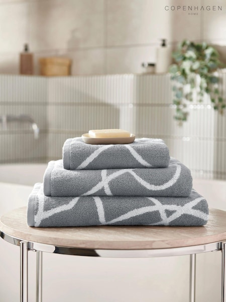 Copenhagen Home Charcoal Pablo Cotton Towel (AV0027) | $51 - $69