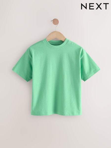 Green Relaxed Fit Short Sleeve T-Shirt (3-16yrs) (AV0035) | €5 - €9
