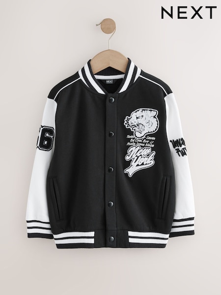 Black/White Graphic Print Bomber Jacket (3-16yrs) (AV0036) | €38 - €50