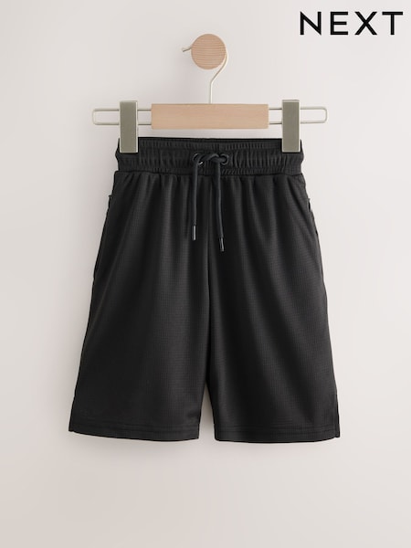 أسود - Textured Sport Shorts (3-16yrs) (AV0236) | ‏46 د.إ.‏ - ‏ 71‏ د.إ.