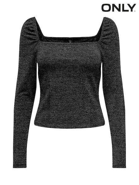 ONLY Square Neck Puff Sleeve Top (AV0311) | 89 LEI