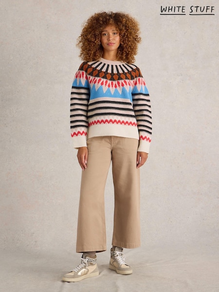 White Stuff Allie Fairisle Pattern Jumper (AV0901) | 303 LEI