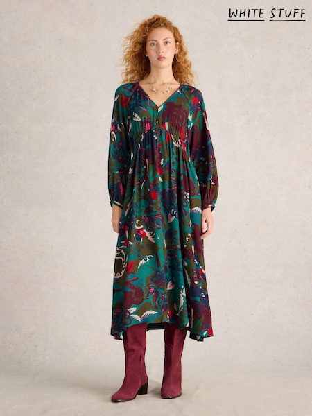 White Stuff Green Izzy Midi Dress (AV0909) | €50