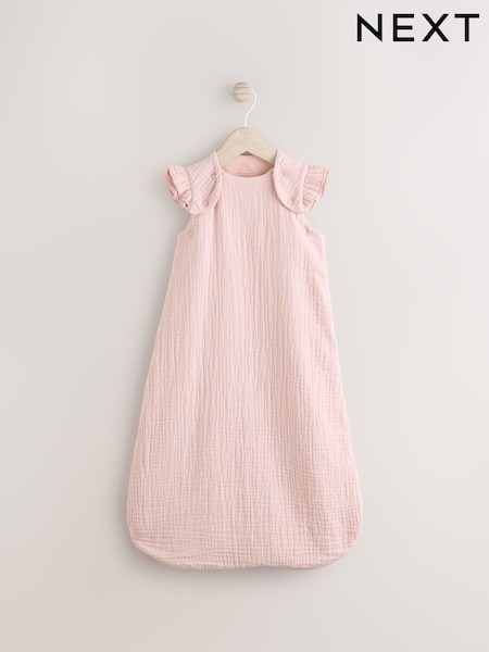 Modern Pink Muslin 1 Tog Baby 100% Cotton Sleep Bag (AV0913) | KRW55,500 - KRW64,000