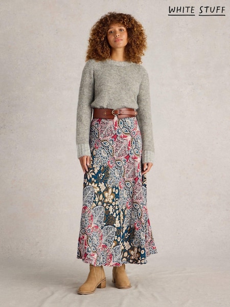 White Stuff Green Hope Bias Cut Maxi Skirt (AV0933) | €55