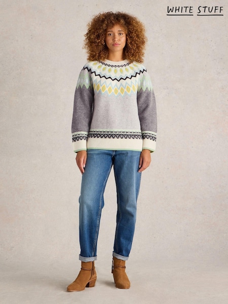 White Stuff Sunset Fairisle Pattern Jumper (AV0961) | 350 LEI