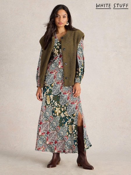 White Stuff Green Hope Bias Cut Dress (AV0974) | €46